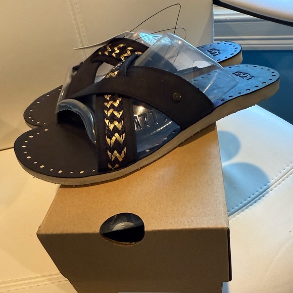 UGG Shoes - Ugg Lexia Sandals Black NWT Size 9
